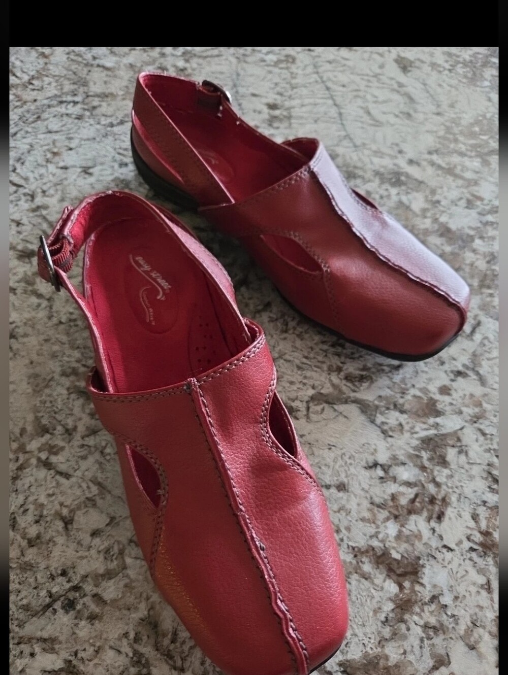 Easy Street Sportster Slingback Mule Size 8.5 available In Red